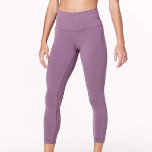 NWOT Lululemon Align High Rise Pant 25" Purple Size 10